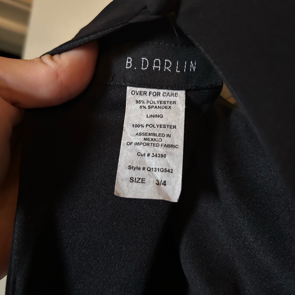 Black formal dress with cutouts - Picture 5 of 6